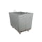 Steele Canvas Basket 18 BU Permanent Truck Grey Vinyl w/Grey Vinyl - 4in Casters w/Pocket 9218VGRYVGRYW4-PKT - alternate 1